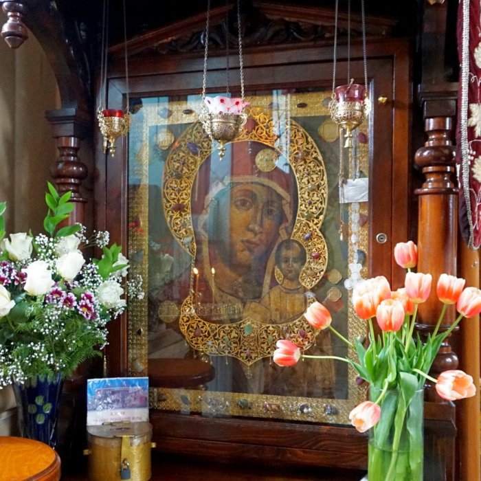 Родник, святой источник иконы Богородицы Казанской урочище Заболотье
